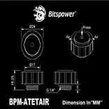 Bitspower Artemis Manual Air Vent G1/4 Inch Male Thread – Arctic Baltas