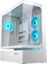 Cougar Corsair Gaming Kompiuterio korpusas CFV235 Baltas TG 240 REV+120ARGB FAN RGB HUB SYNC LED ST
