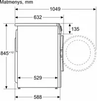 Džiovyklė Bosch WQG2420IDN