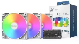 Montech GF120R V2 ARGB(baltas, 3er Pack, Reverse, 120 mm)