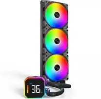 „Montech HyperFlow Digital 360“ Juoda vandens aušinimas