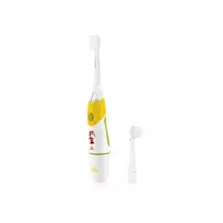 ETA Dantų šepetėlis | Sonetic ETA071090050 | Baterija operated | For kids | Šepetėlių skaičius galvutės įeina 2 | Number of teeth brushing modes 1 | Geltona/Baltas