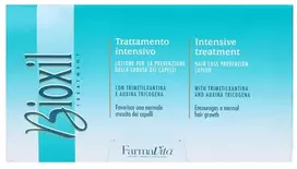 Farmavita Bioxil Intense Treatment plaukų priežiūros priemonė nuo slinkimo 12x8ml