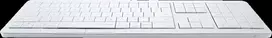 CLEVETURA CLVX 1 Touch-On-Keys AI Belaidė klaviatūra, ANSI US Mac išdėstymas, Scissor Switches, Aluminum Chassis, Interactive RGB, Mac/iPad/AppleTV/PC support