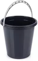Barzdaskutė Vilde Universalus plastikinis kibiras 5 l juodas