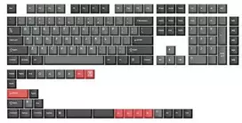 Klaviatūra Keychron Double Shot Cherry PBT Full Keycap Set | Dolch Raudona