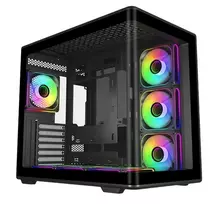 Kompiuterio korpusas Cooler Master Elite 600 Midi Tower, Juodas, 7 ventiliatoriai