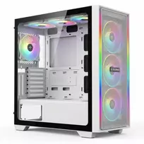 Xilence Flux X916.ARGB, Tower-case - juodas, Tempered Glass
