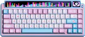 AULA Gasket AMG65 Mėlyna LightFeather RGB Klaviatūra