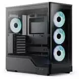 „Aerocool P500A“ kompiuterio korpusas, vidutinio dydžio bokštas, ATX, grūdintas stiklas, RGB - Juodas