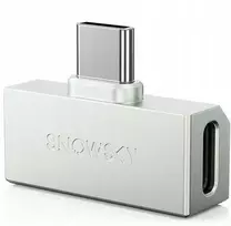 „FiiO x SNOWSKY Tiny A“ ausinių stiprintuvas – sidabrinis – ausinių stiprintuvas su DAC (USB-C + 3,5 mm prievadas)