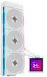 Lian Li HydroShift II LCD-S 360TL AiO Vanduo Cooling, RGB, LCD Ekranas – 360mm, baltas