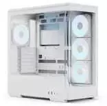 Aerocool P500A PC Case, Mid-Tower, ATX, Tempered Glass, RGB – Baltas