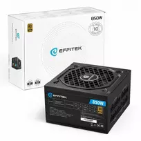 Maitinimo šaltinis EFFITEK Maitinimo šaltinis 850W Gold ATX 3.1, PCI 5.1 Kabelis modularny