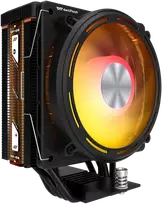 Aktyvus procesoriaus „Darkflash E400“ (juodas) aušinimas
