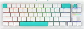 Klaviatūra Nubi NK68 PRO Baltas, G3MS Aquamarine Switch, US