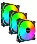 Montech AX120 PRO PWM Fan, ARGB – 3-Pack, 120mm, juodas