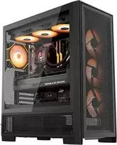 DarkFlash AIRNOVA computer case (juodas) + 3 fans