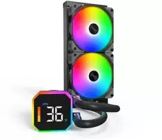 CPU COOLER MULTI SOCKET Juodas/HYPERFLOW DIGITAL 240 MONTECH