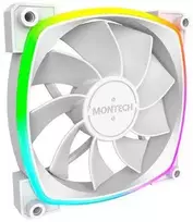 Ventiliatorius Montech RX120 ARGB PWM atvirkštinio balto 120 mm ventiliatorių komplektas (3 vnt.)