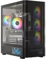 MODECOM Volcano Volcano AQ400 ARGB Midi Juodas