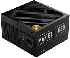 APNX MAX G1 850W 80 PLUS Gold Power Supply, ATX 3.1, PCIe 5.1, fully modular, compact – 850 Watts, juodas