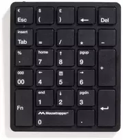 Klaviatūra Mousetrapper NumPad, RF belaidė, 26, Universal, Juodas