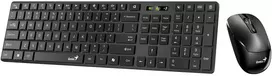 Genius SlimStar 8250 Rinkinys Klaviatūra su pele belaidė CZ/SK, juoda