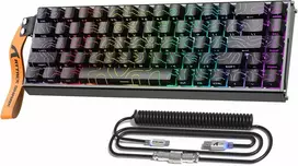 ATTACK SHARK X68MAX HE mechaninė RGB žaidimų klaviatūra, aliuminio korpusas, USB-C