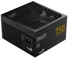 AeroCool Smart G1 80 PLUS Gold Power Supply, PCIe 5.1, ATX 3.1 – 750 Watt, juodas