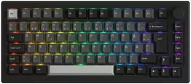 Klaviatūra Akkogear 5075B Plus-S Juodas & Sidabrinis V3 Lavender RGB pelinäppäimistö