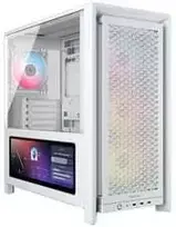 Corsair FRAME 4000D LCD RS PC-Case, Midi-Tower, ATX, ARGB, Tempered Glass – Baltas