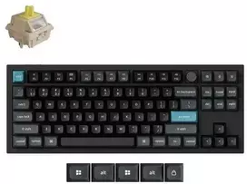 Klaviatūra Keychron Q3 Ultra (Juoda) - Keychron Silk POM Banana Switches