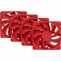 Hyte FA12 120mm PWM Fan 4 Pack - Wild Cherry