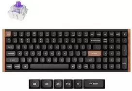 KEYCHRON K4 HE SE - US išdėstymas - Gateron Magnetic Nebula - Carbon Juodas Belaidė klaviatūra