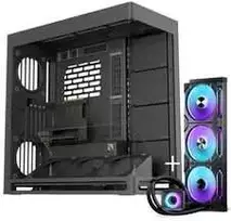 King Kits HAVN HS 420 VGPU PC-Gehäuse + PHANTEKS Glacier One 420D30 X2 DRGB AiO Wasserkühlung - 420mm, juodas