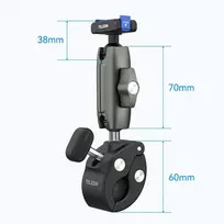Kameros tvirtinimas - Telesin GP-HBM-003 Action Camera Mount 17-35mm 360° Adjustment
