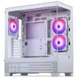 Phanteks XT View Matrix PC Case, Mid-Tower, E-ATX, Tempered Glass, Matrix LED – Baltas