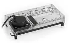 „Alphacool Core Distroplate 240 Links V.2“ su D5 „Apex“ siurbliu, skirtas D5/DDC
