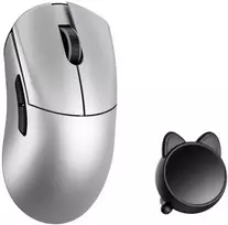 WL Mouse WL Pelė WLMOUSE HUAN Pelė žaidimams, Omron Optinė Switches – Sidabrinis