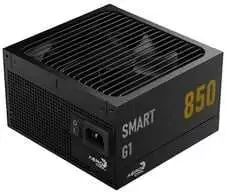 AeroCool Smart G1 80 PLUS Gold Power Supply, PCIe 5.1, ATX 3.1 – 850 Watt, juodas