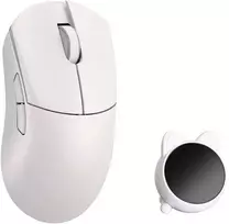 WL Mouse WL Pelė WLMOUSE HUAN Pelė žaidimams, Omron Optinė Switches – baltas
