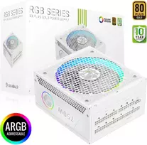 Gamemax PSU | RGB 750G WH | 750 W | Gold | Baltas | Full Modular
