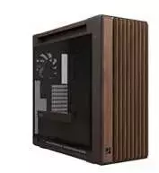 ASUS korpusas PROART PA602 WALNUT WOOD RETRO TG, Mid Tower, permatomas šoninis skydelis, rudas