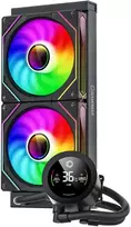 Gamemax CPU Liquid Cooler | ICEBURG 240 DIGITAL BK | Juodas