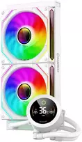 Gamemax CPU Liquid Cooler | ICEBURG 240 DIGITAL WH | Baltas