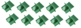 shiverpeaks BS08-01025-10, RJ-45, plastikas, žalias, stalinis kompiuteris/darbo stotis, tinklo komutatorius, nešiojamas kompiuteris, 10 vnt.
