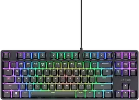 TAS Trust Gaming GXT864 CADA TKL Klaviatūra žaidimams Kompakte mechanische TKL-Gaming-Klaviatūra mit vollständig anpassbarer RGB-pašvietimas