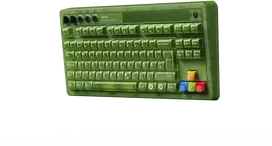 8Bitdo - Mechaninė klaviatūra Xbox Ed ISO (JK) - Žalia - 87 klavišų išdėstymas