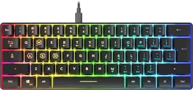 Speedlink - LETOS RGB 60% žaidimų klaviatūra - JAV išdėstymas - juoda
